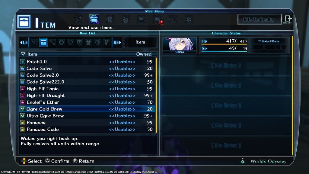 Death end re;Quest Healing Item Set (PC) - Steam Key  - EU