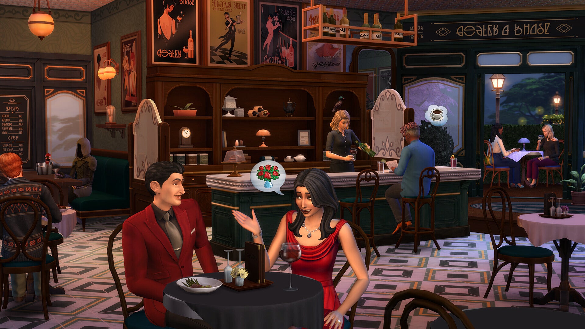 The Sims 4: Cozy Bistro Kit (PC) - EA App Key - EUROPE
