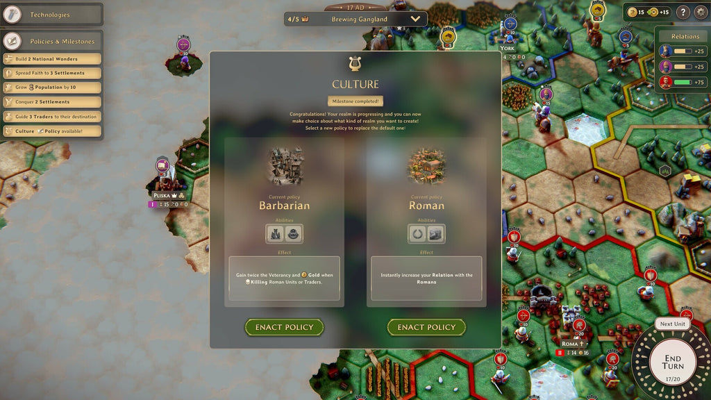 Yield! Fall of Rome (PC) - Steam Key - GLOBAL