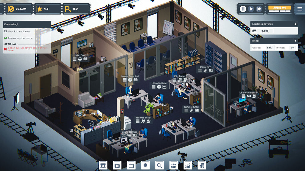 The Executive - Movie Industry Tycoon (PC) - Steam Key - EUROPE