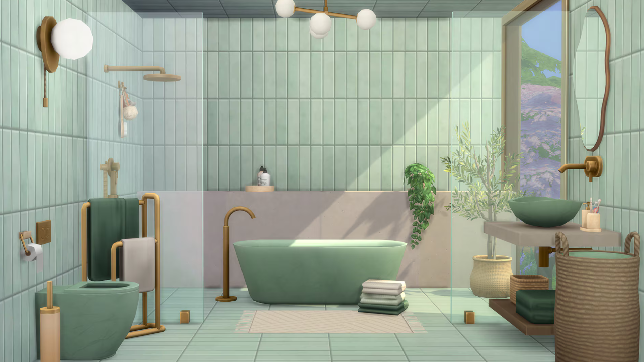 The Sims: 4 Sleek Bathroom Kit (PC) - EA App Key - EUROPE