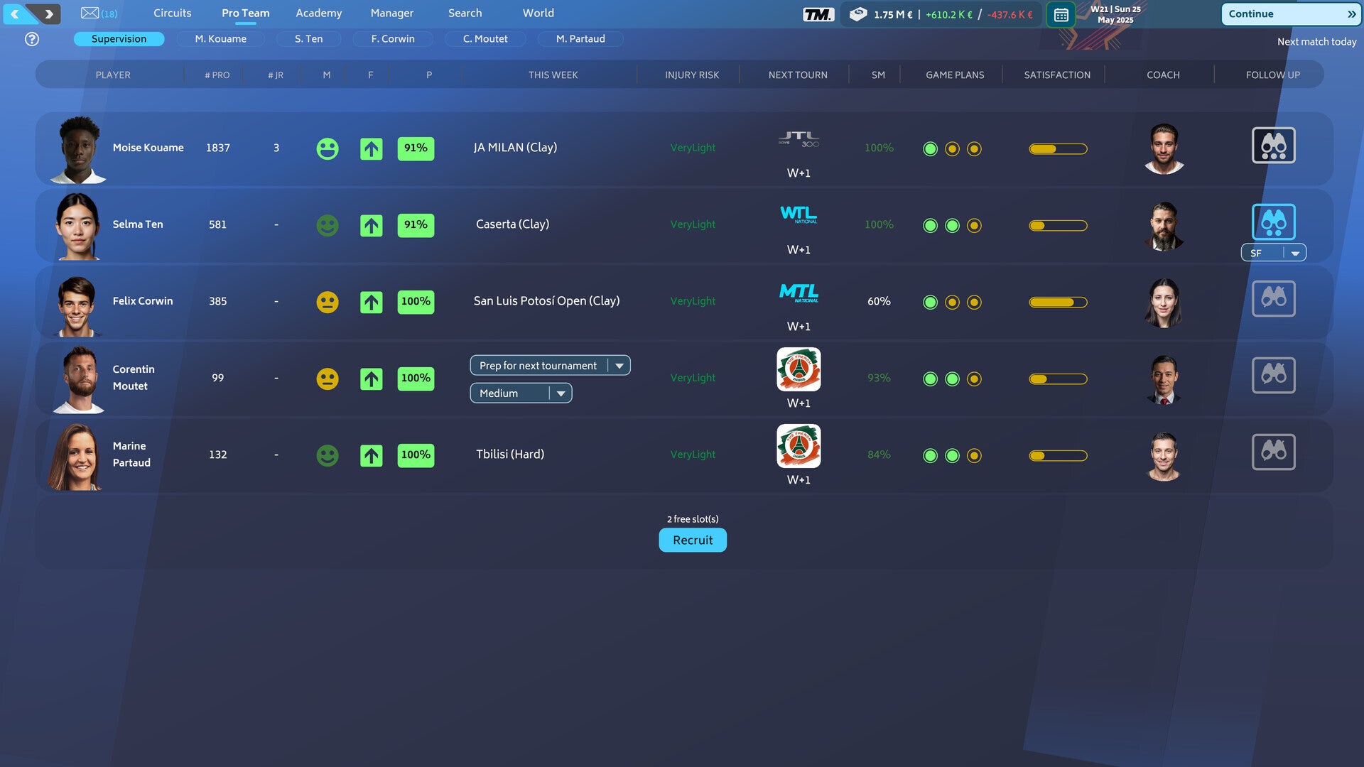 Tennis Manager 25 (PC) - Steam Key - GLOBAL