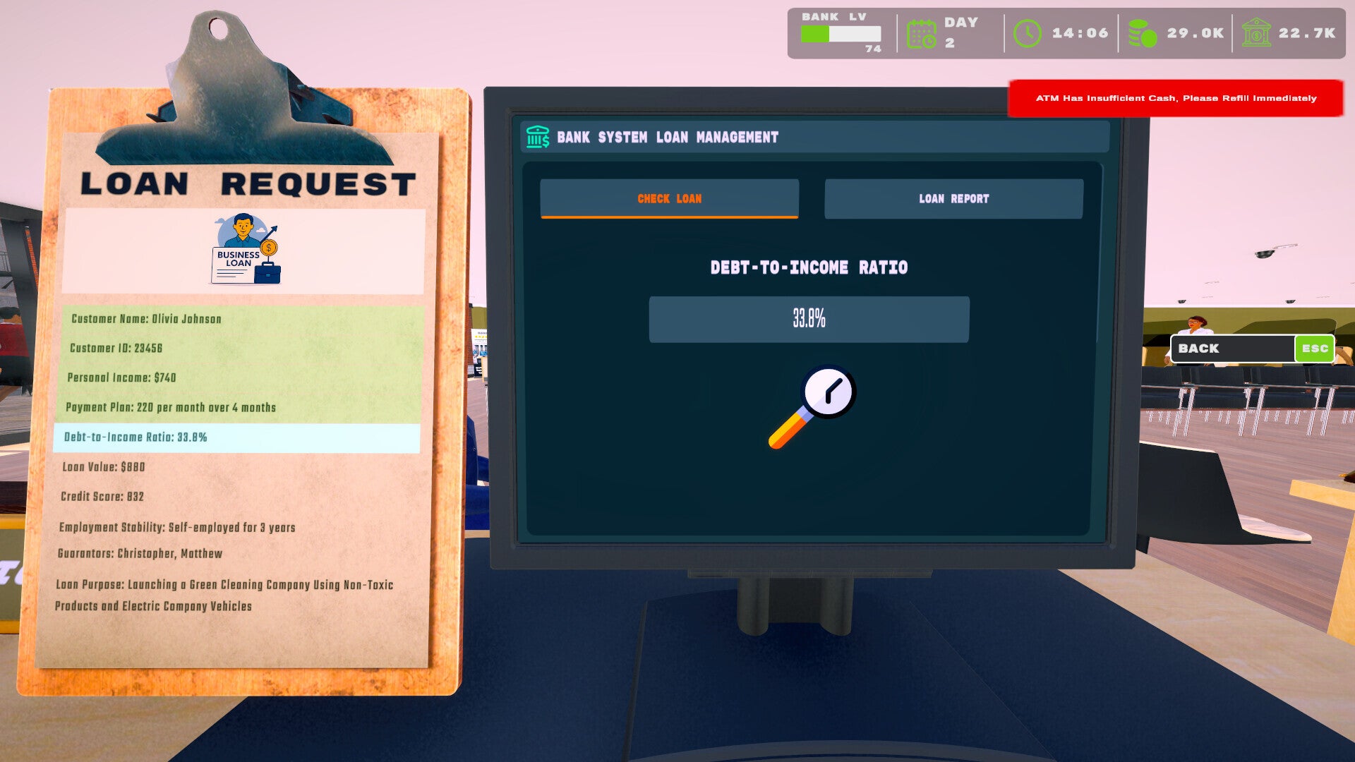 Bank Simulator (PC) - Steam Key - GLOBAL