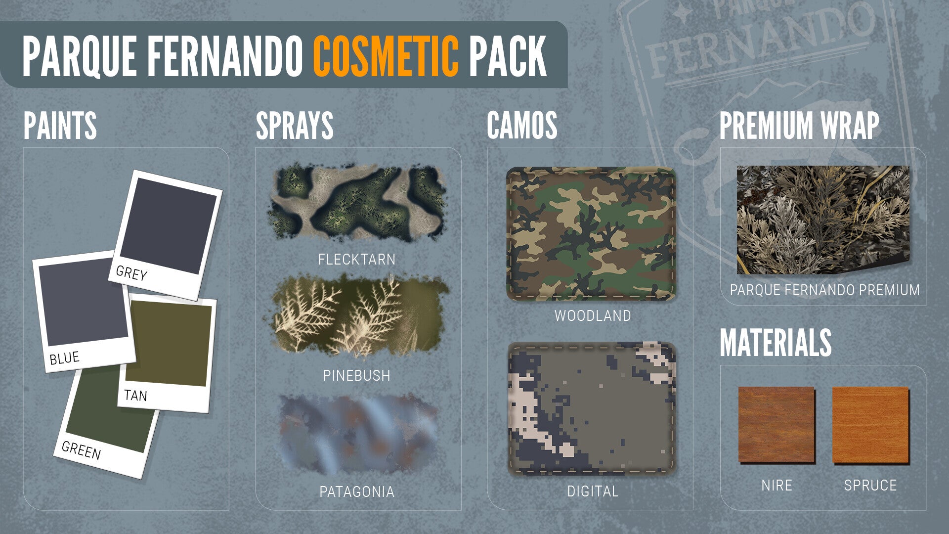 theHunter: Call of the Wild - Parque Fernando Cosmetic Pack (PC) - Steam Key - GLOBAL