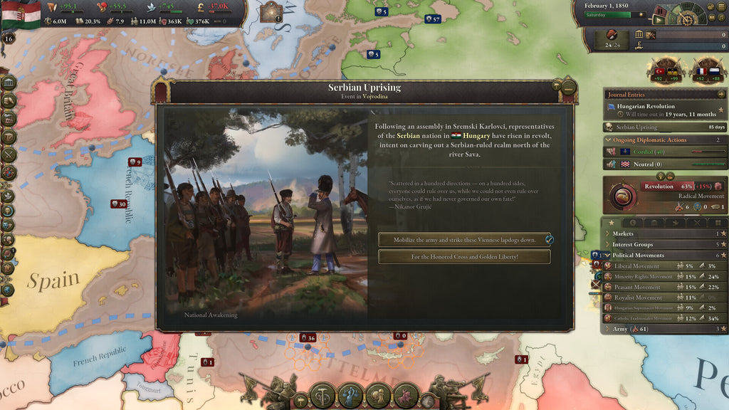 Victoria 3: National Awakening Immersion Pack (PC) - Steam Key - GLOBAL