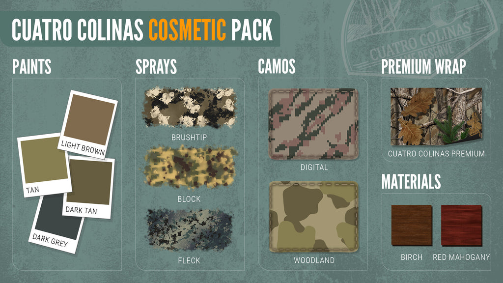 theHunter: Call of the Wild - Cuatro Colinas Cosmetic Pack (PC) - Steam Key - GLOBAL