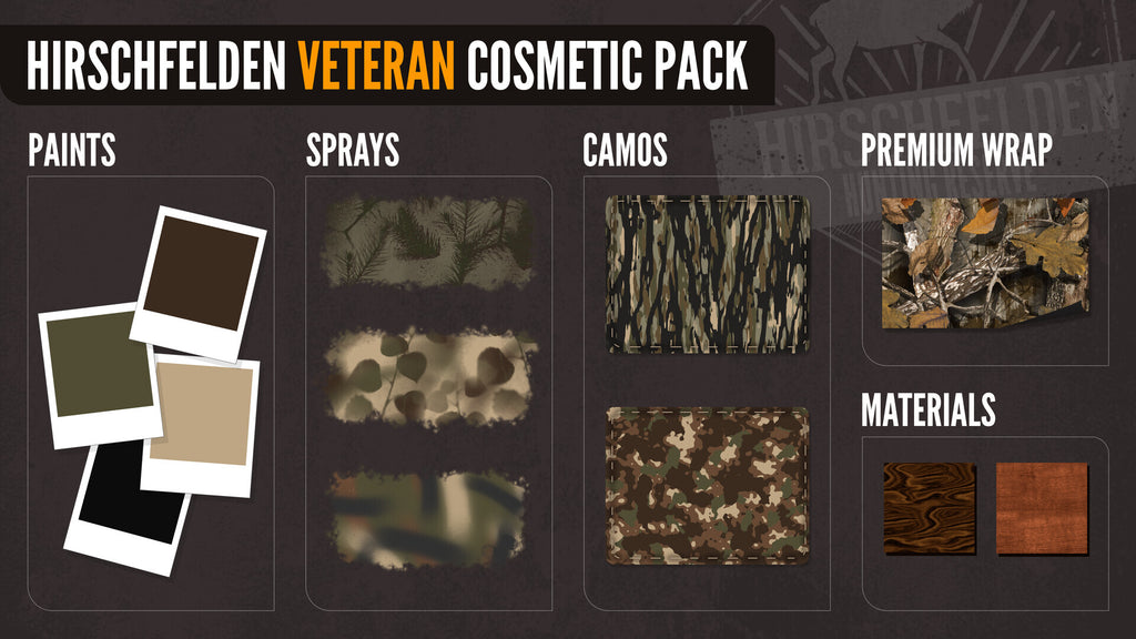 theHunter: Call of the Wild - Hirschfelden Veteran Cosmetic Pack (PC) - Steam Key - GLOBAL