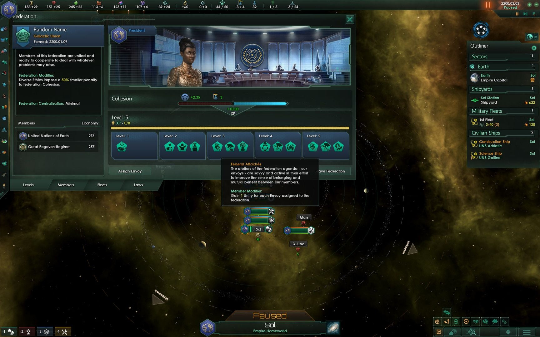 Stellaris: Federations - Steam Key - GLOBAL
