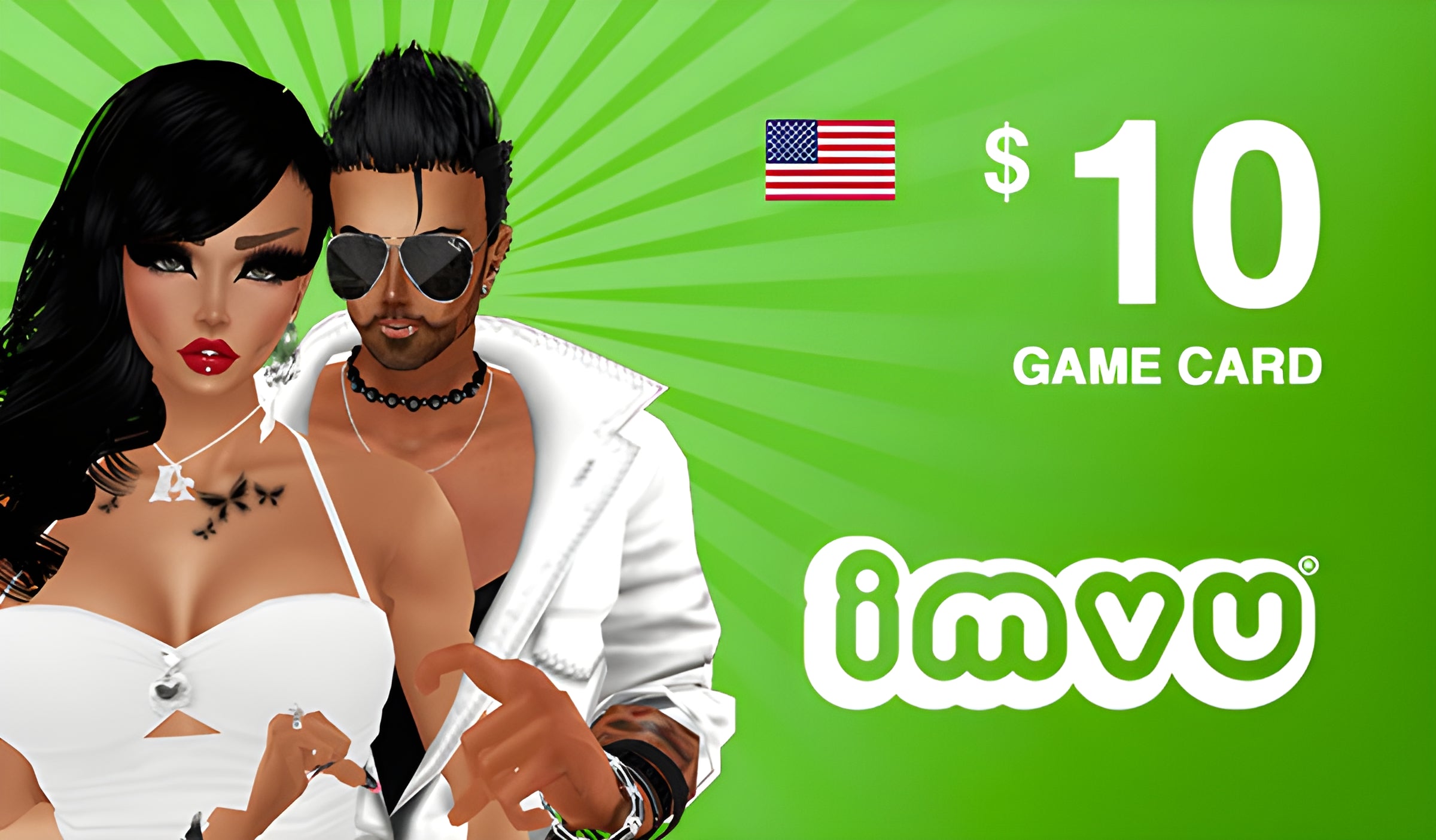IMVU Game Card 10 USD Imvu NORTH AMERICA