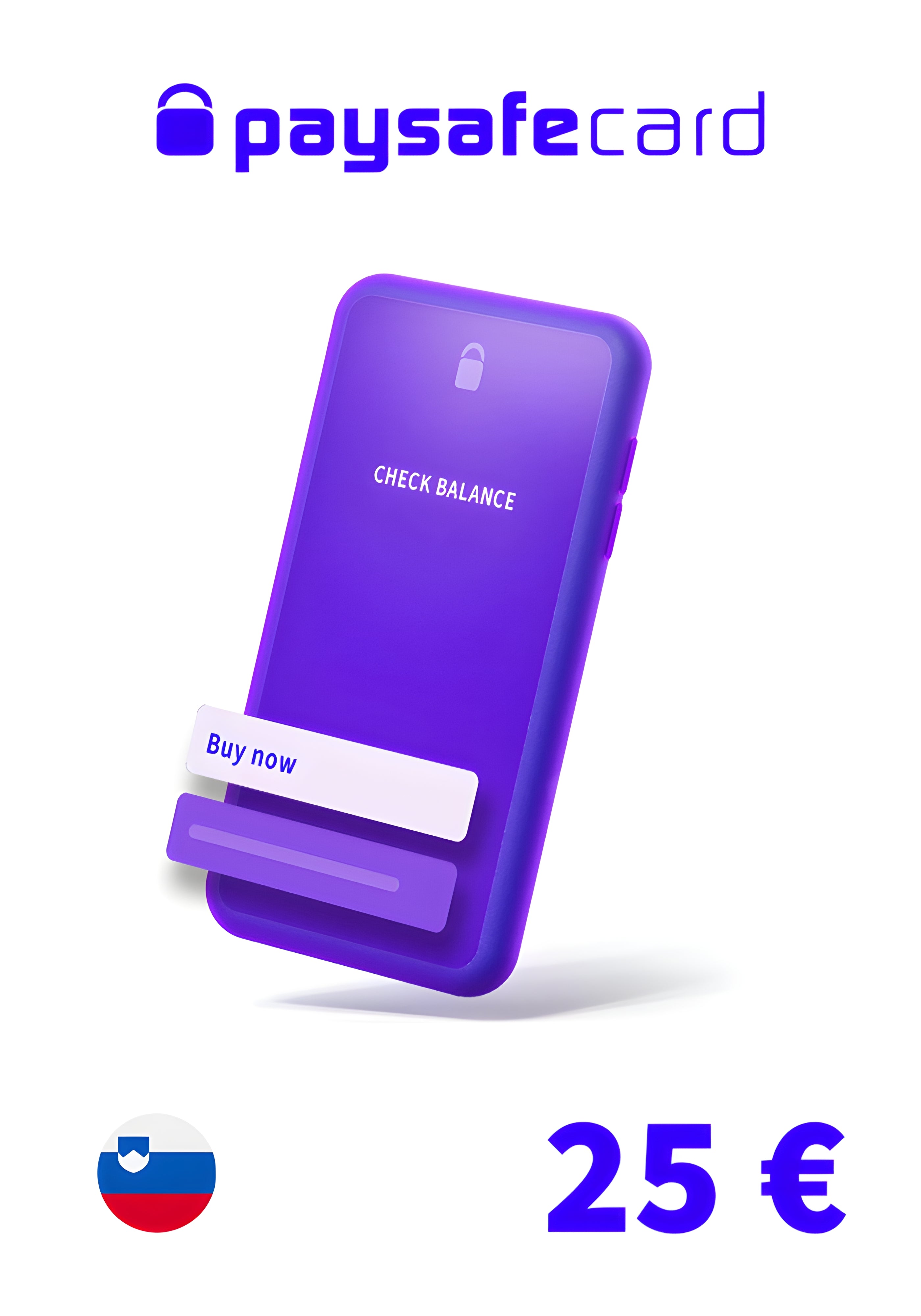 paysafecard 25 EUR Voucher Slovenia (SI)