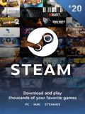 Steam Gift Card 20 EUR - Steam Key - GLOBAL