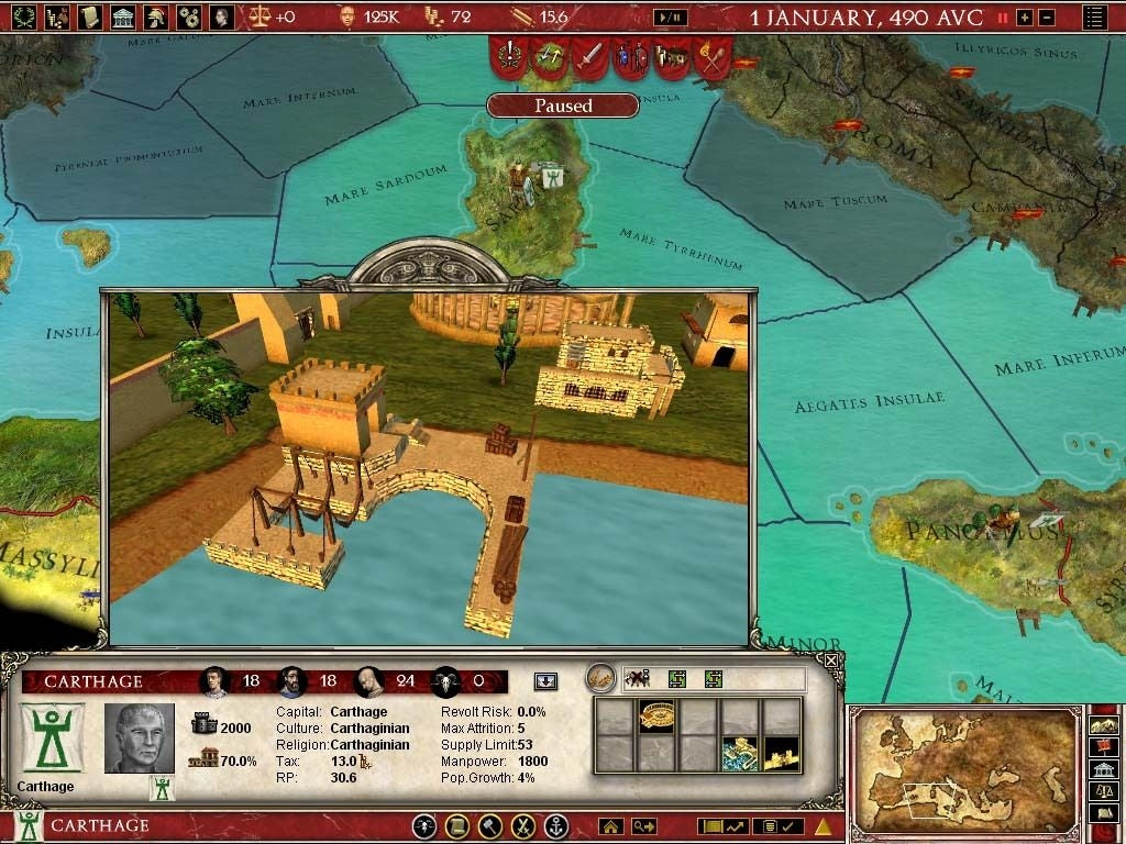 Europa Universalis: Rome Gold Steam Key GLOBAL
