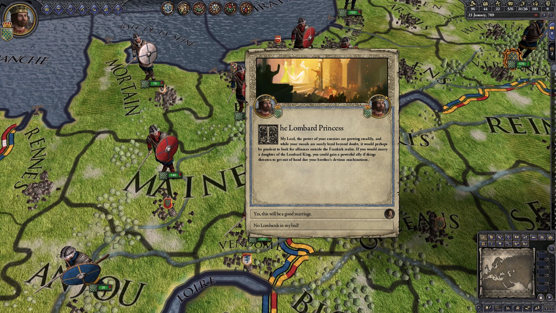 Crusader Kings II - Charlemagne Steam Key GLOBAL