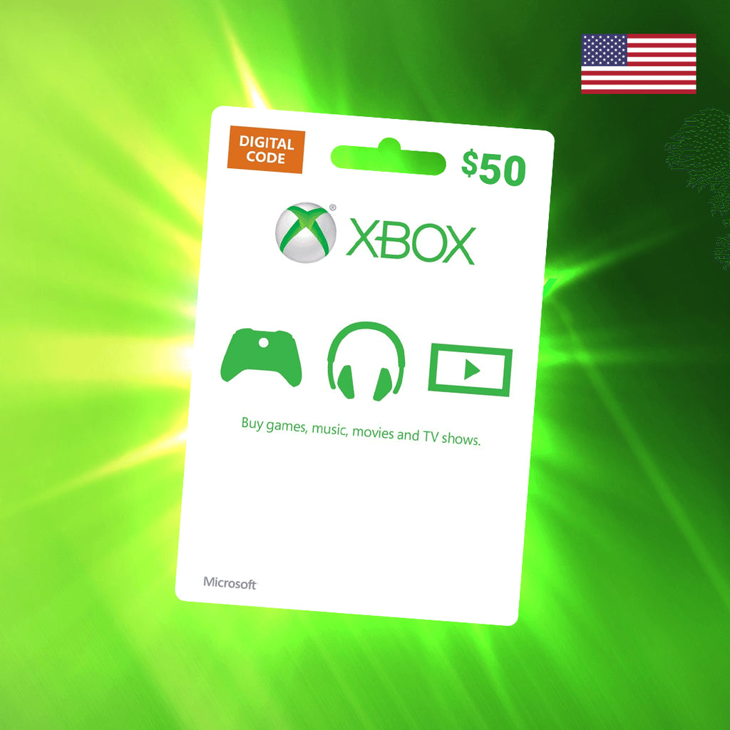 Xbox Live Gift Card 50 USD - North America