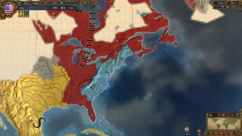 Europa Universalis IV: American Dream Steam Key GLOBAL
