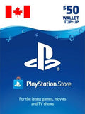 PlayStation Network Gift Card 50 CAD - PSN Canada