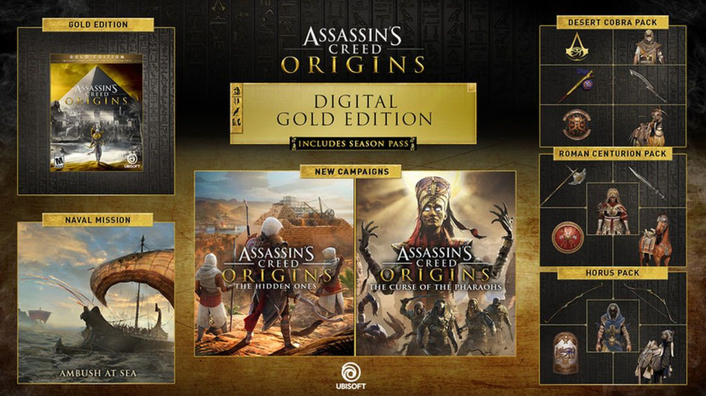 Assassin's Creed Origins Gold Edition - Ubisoft Connect - EUROPE