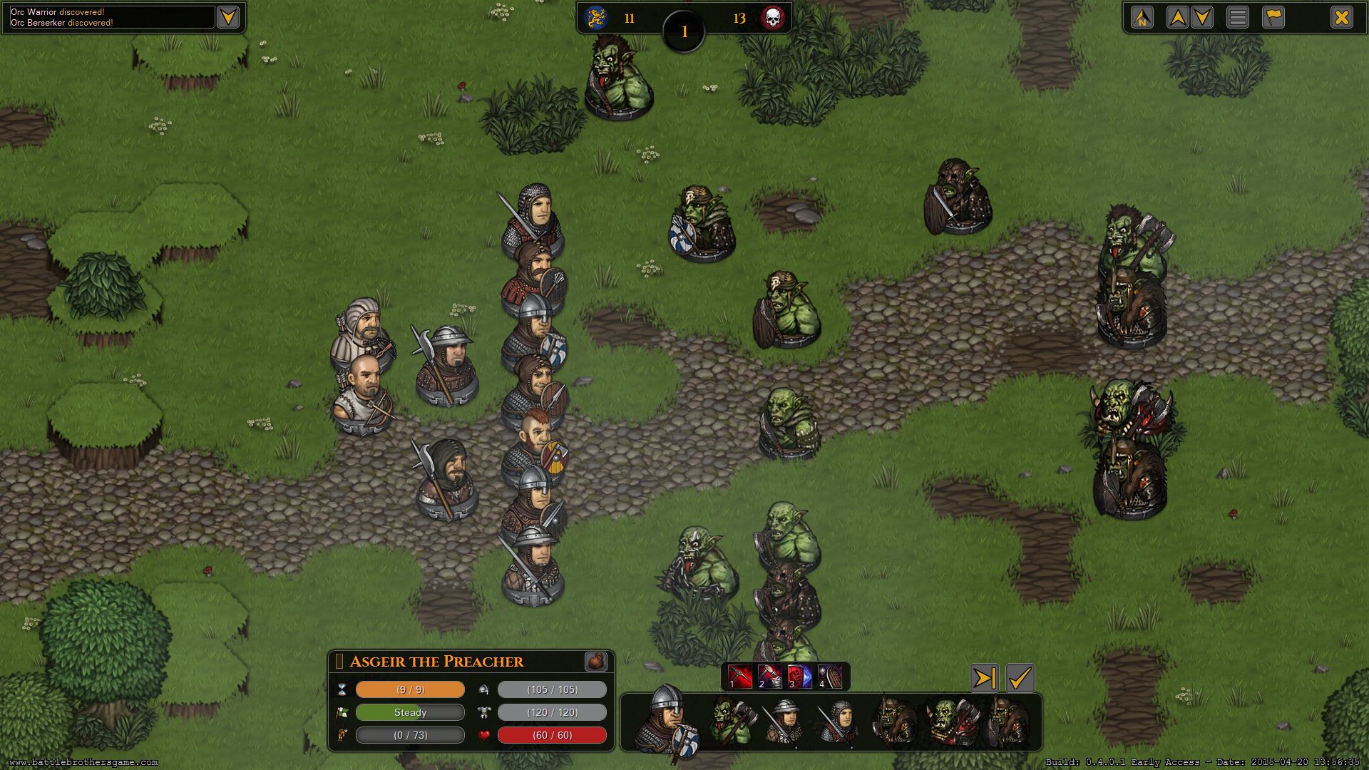 Battle Brothers + All DLC Bundle Steam Key - GLOBAL