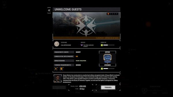 BATTLETECH Flashpoint Steam Key GLOBAL