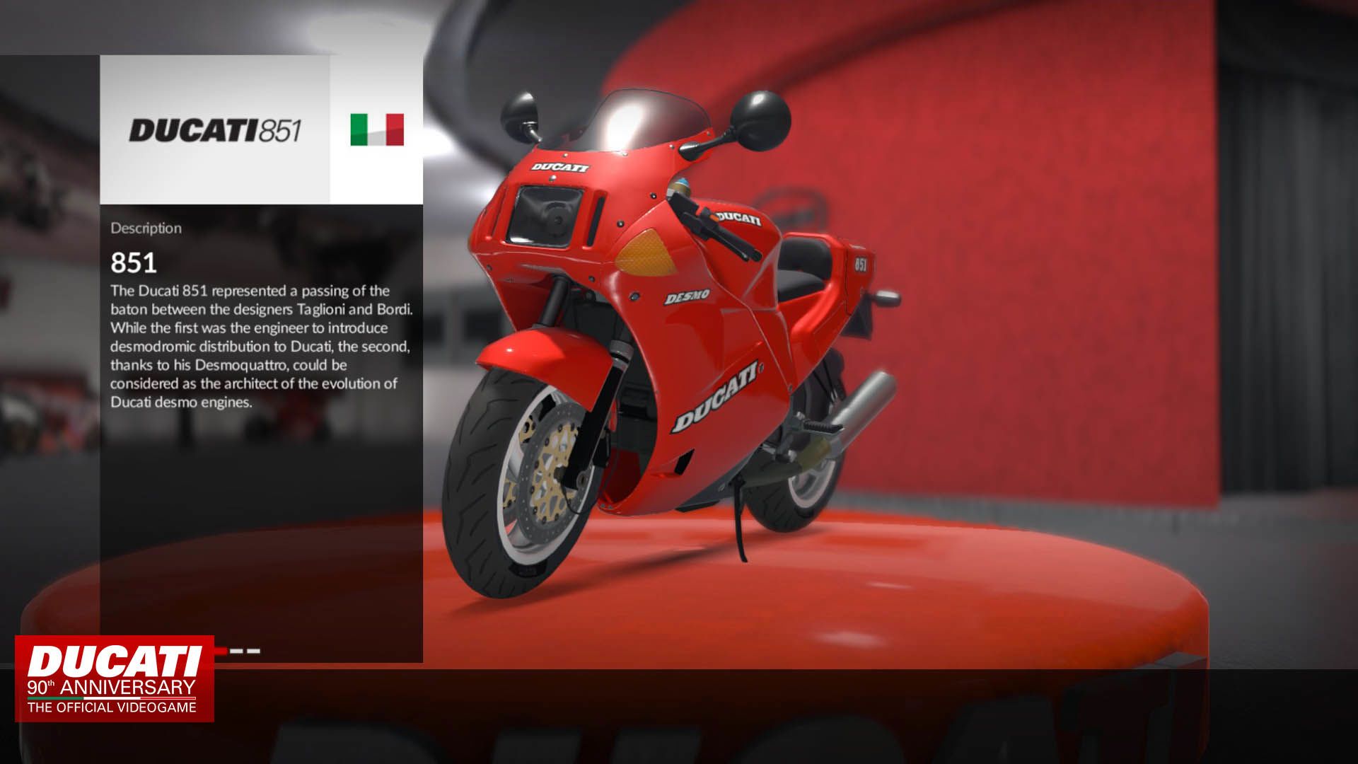DUCATI - 90th Anniversary Steam Key GLOBAL