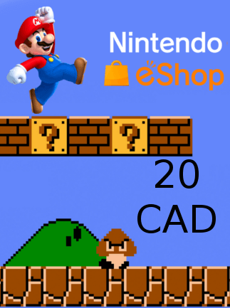 Nintendo eShop Gift Card 20 CAD - Nintendo Key - Canada