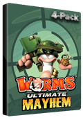 Worms: Ultimate Mayhem 4-Pack Steam Key GLOBAL