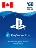 PlayStation Network  Gift Card 60 CAD - PSN Canada