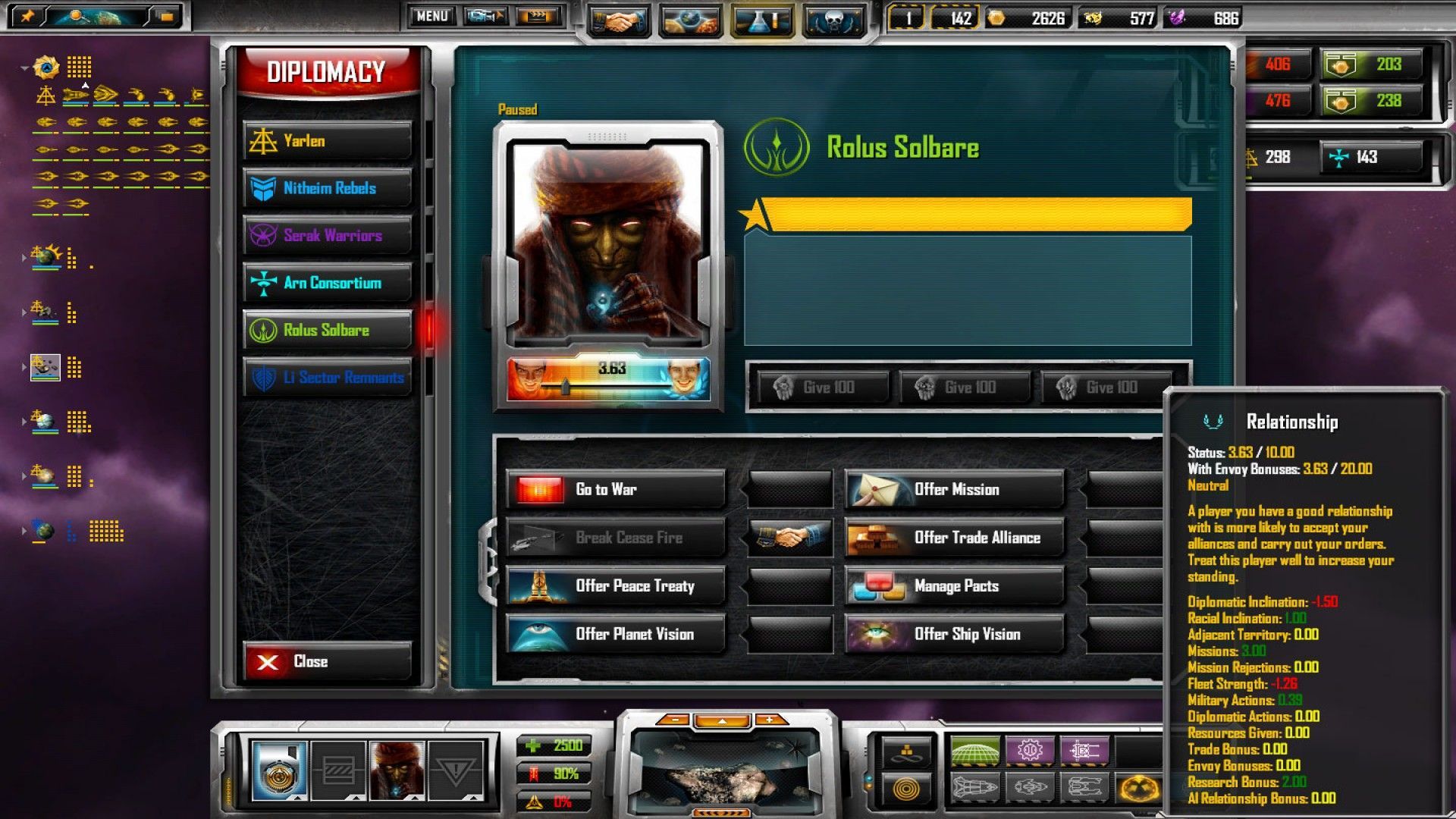 Sins of a Solar Empire: Trinity Steam Key GLOBAL