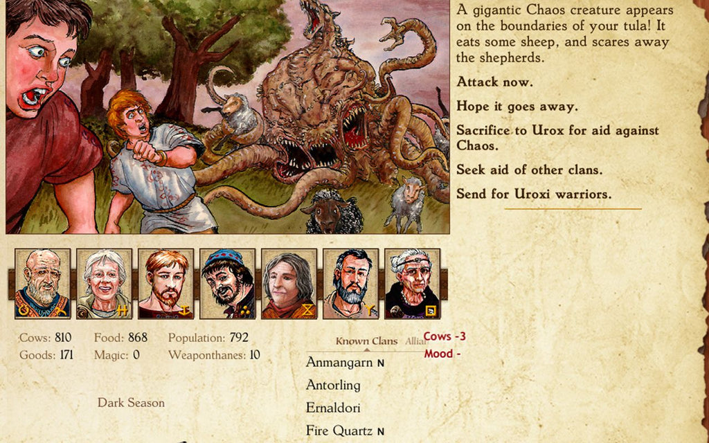 King of Dragon Pass Steam Key GLOBAL
