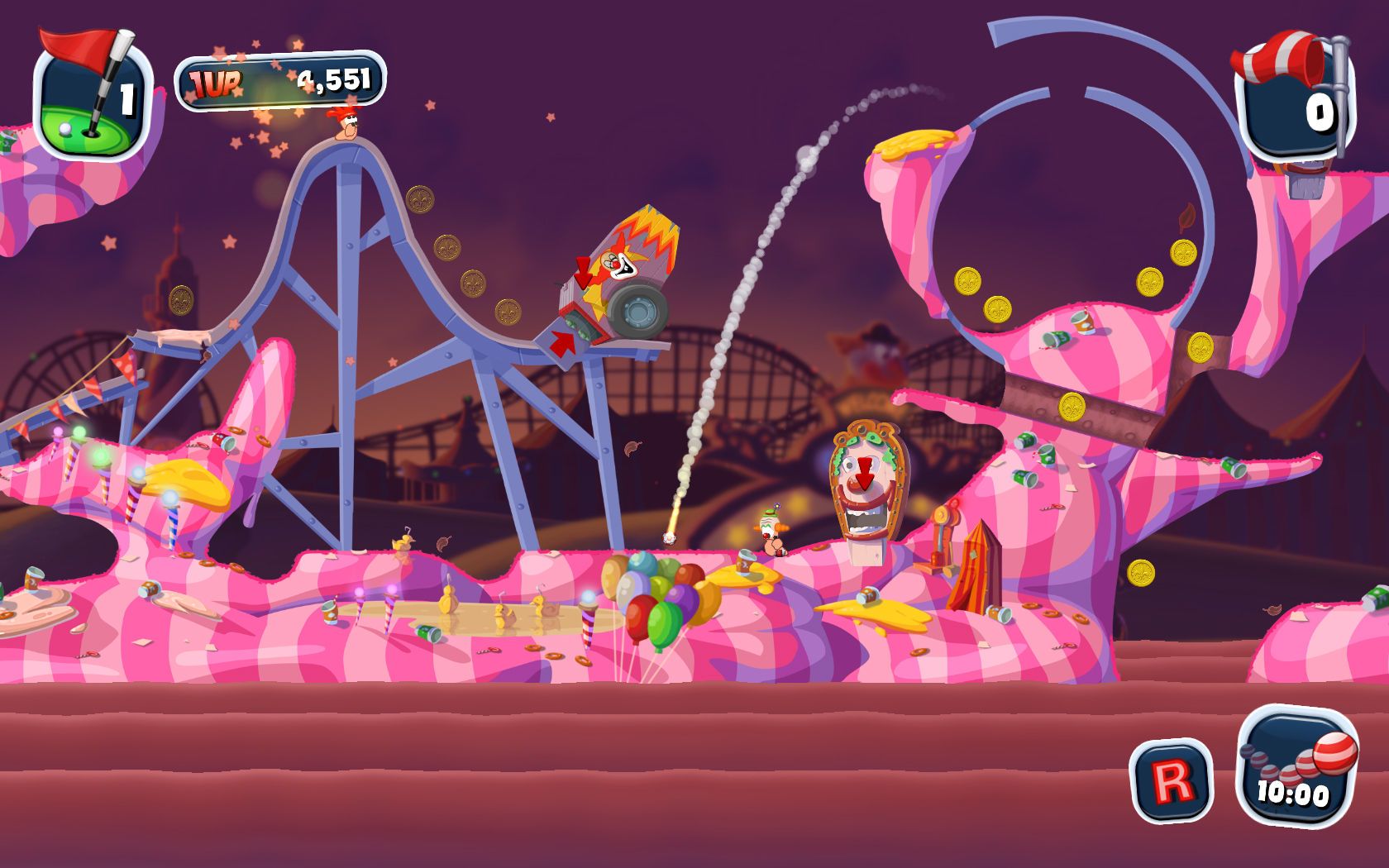 Worms Crazy Golf Steam Key GLOBAL