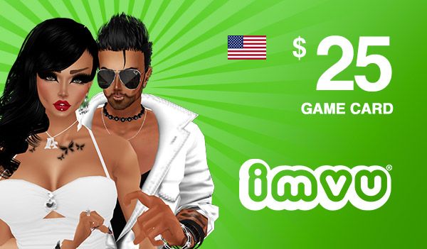 IMVU Game Card 25 USD Imvu NORTH AMERICA