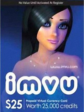 IMVU Game Card 25 USD Imvu NORTH AMERICA