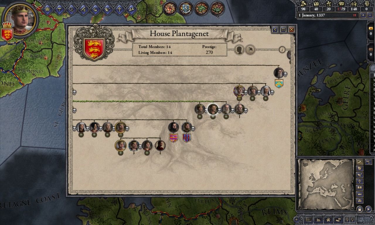 Crusader Kings II: Dynasty Shield Pack Steam Key GLOBAL