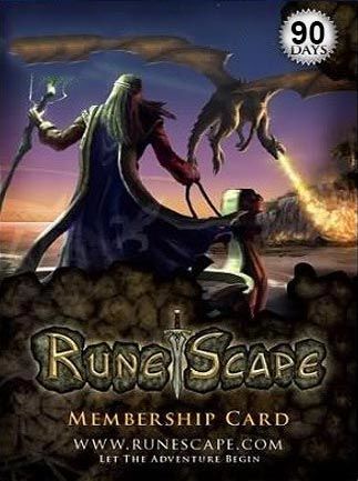 RuneScape Membership Timecard 90 Days (PC) - Runescape Key - Europe
