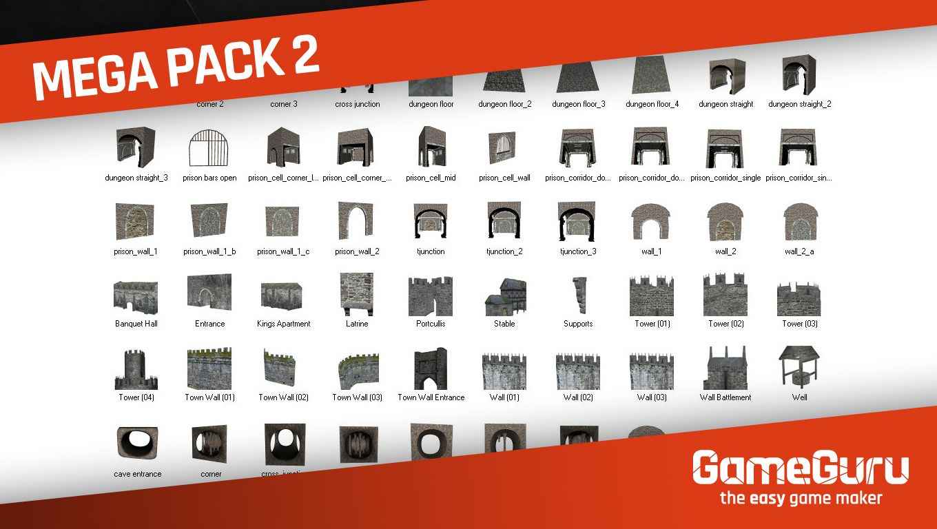GameGuru - Mega Pack 2 Steam Key GLOBAL