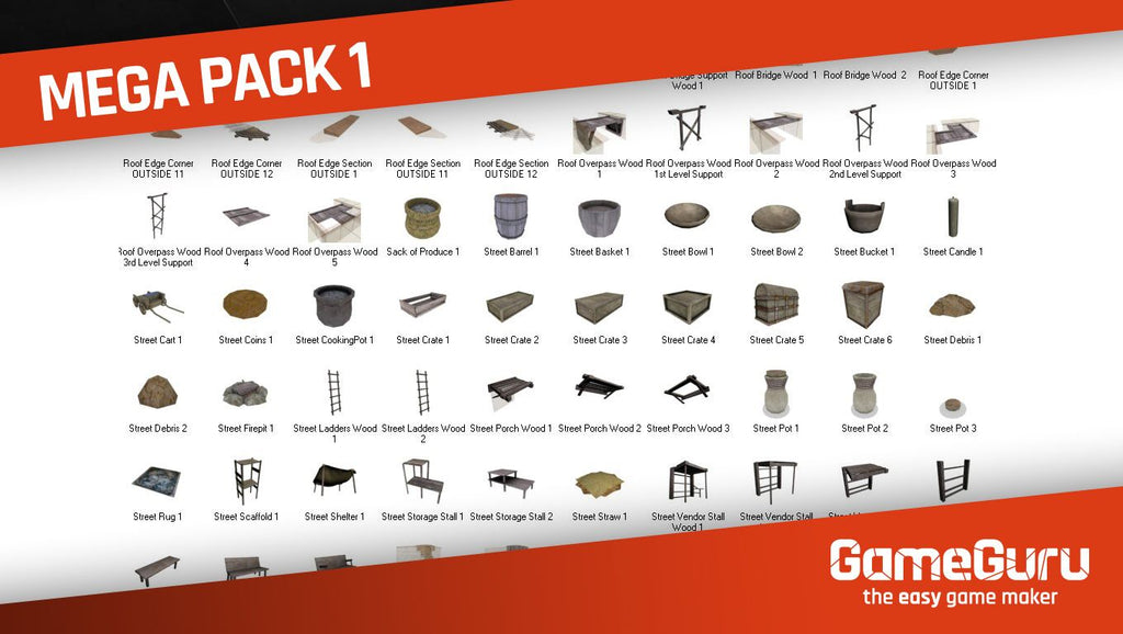 GameGuru - Mega Pack 1 Steam Key GLOBAL