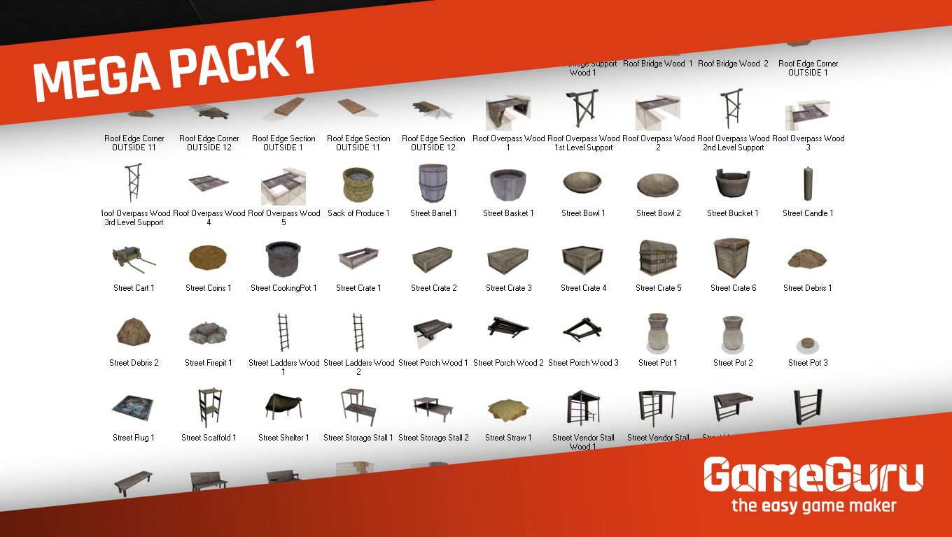 GameGuru - Mega Pack 1 Steam Key GLOBAL