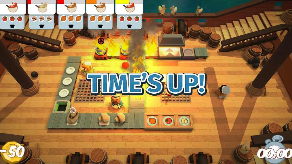 OVERCOOKED! 1 & 2 BUNDLE Steam Key GLOBAL