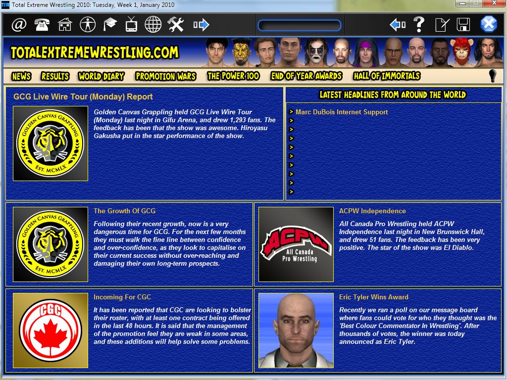 Total Extreme Wrestling 2010 Steam Key GLOBAL