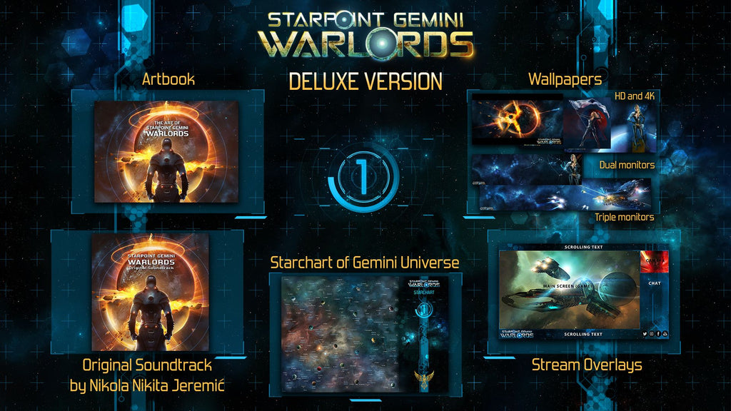Starpoint Gemini Warlords - Upgrade to Digital Deluxe Steam Key GLOBAL