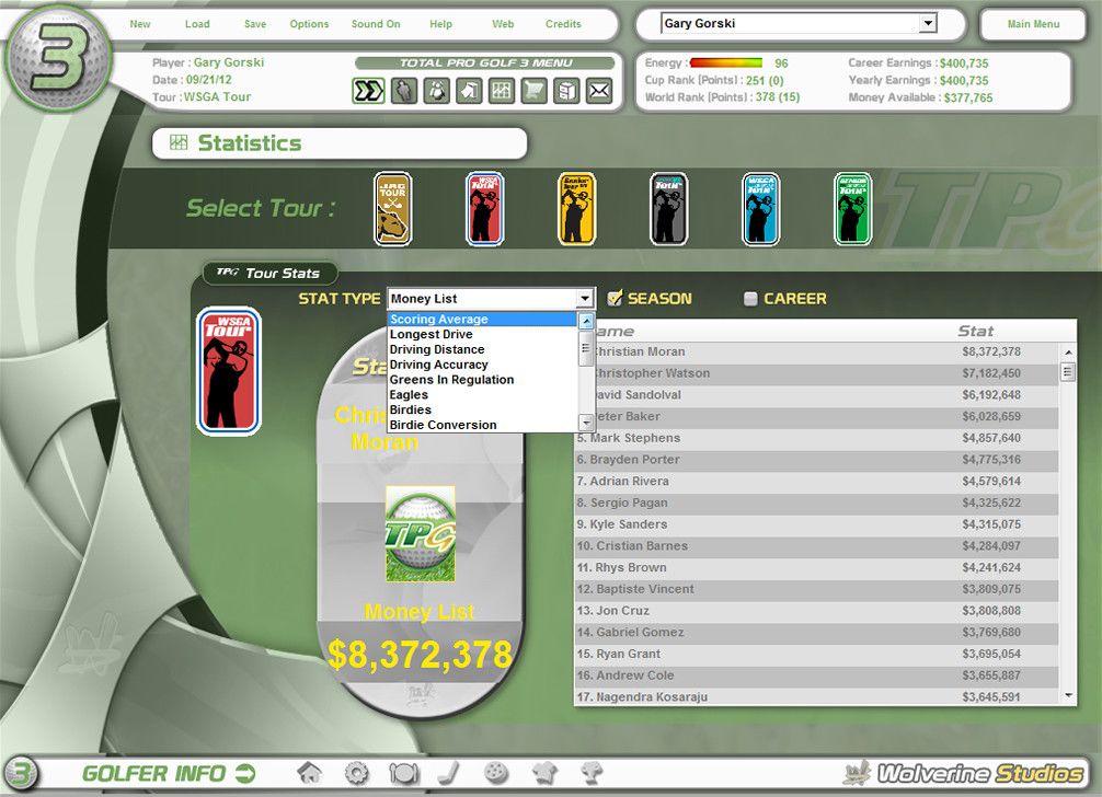 Total Pro Golf 3 Steam Key GLOBAL