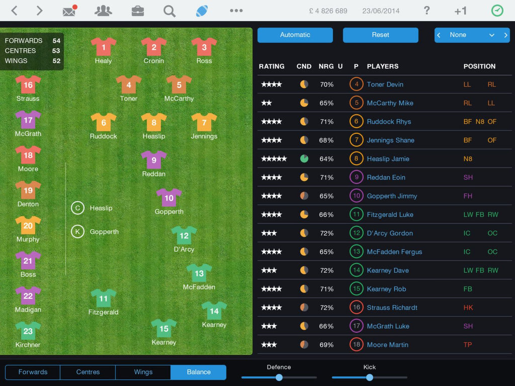 Pro Rugby Manager 2015 Steam Key - ROW