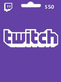 Twitch Gift Card 50 USD - twitch Key - UNITED STATES