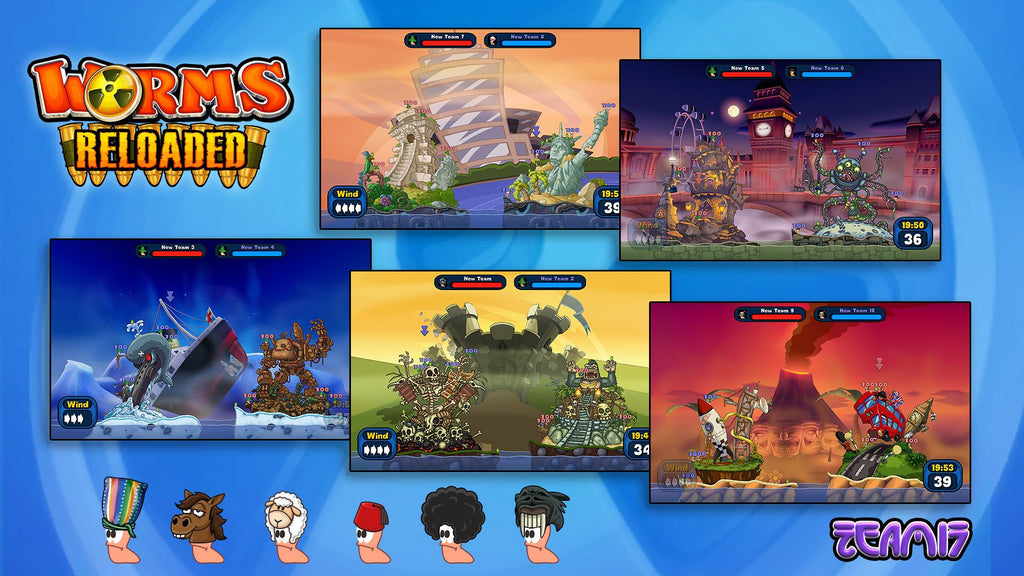 Worms Reloaded: The "Pre-order Forts and Hats" Pack Steam Key GLOBAL