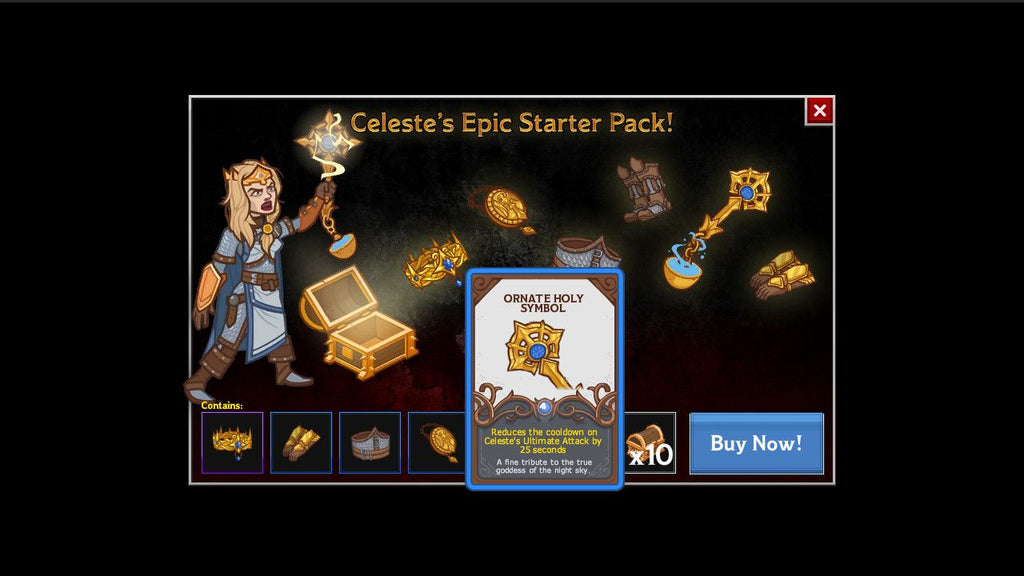 Idle Champions of the Forgotten Realms - Celeste's Starter Pack Steam Key GLOBAL