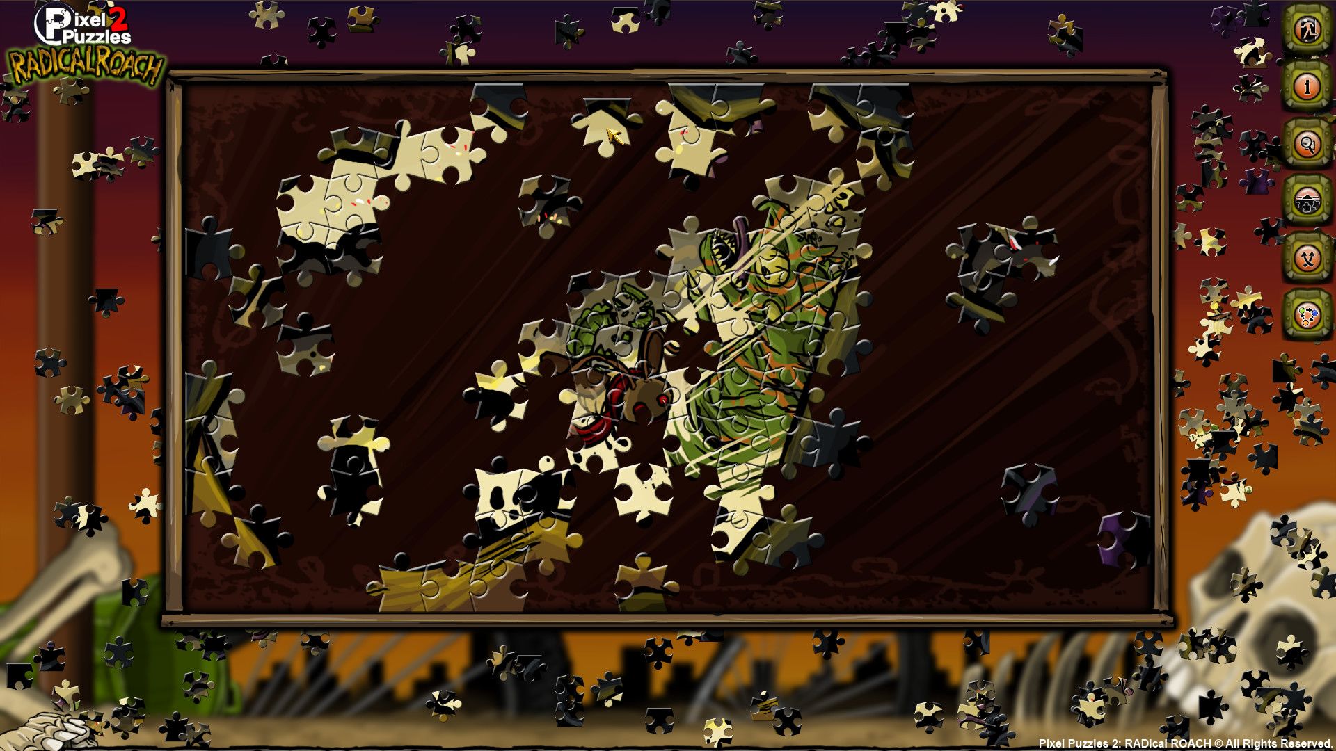 Pixel Puzzles 2: RADical ROACH Steam Key GLOBAL