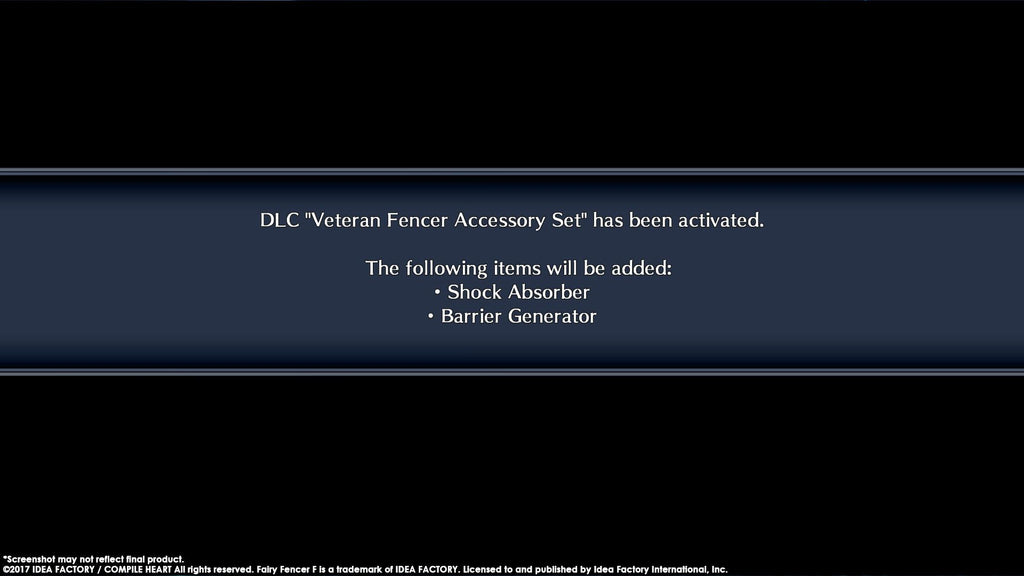 Fairy Fencer F ADF Veteran Fencer Accessory Set Steam Key GLOBAL