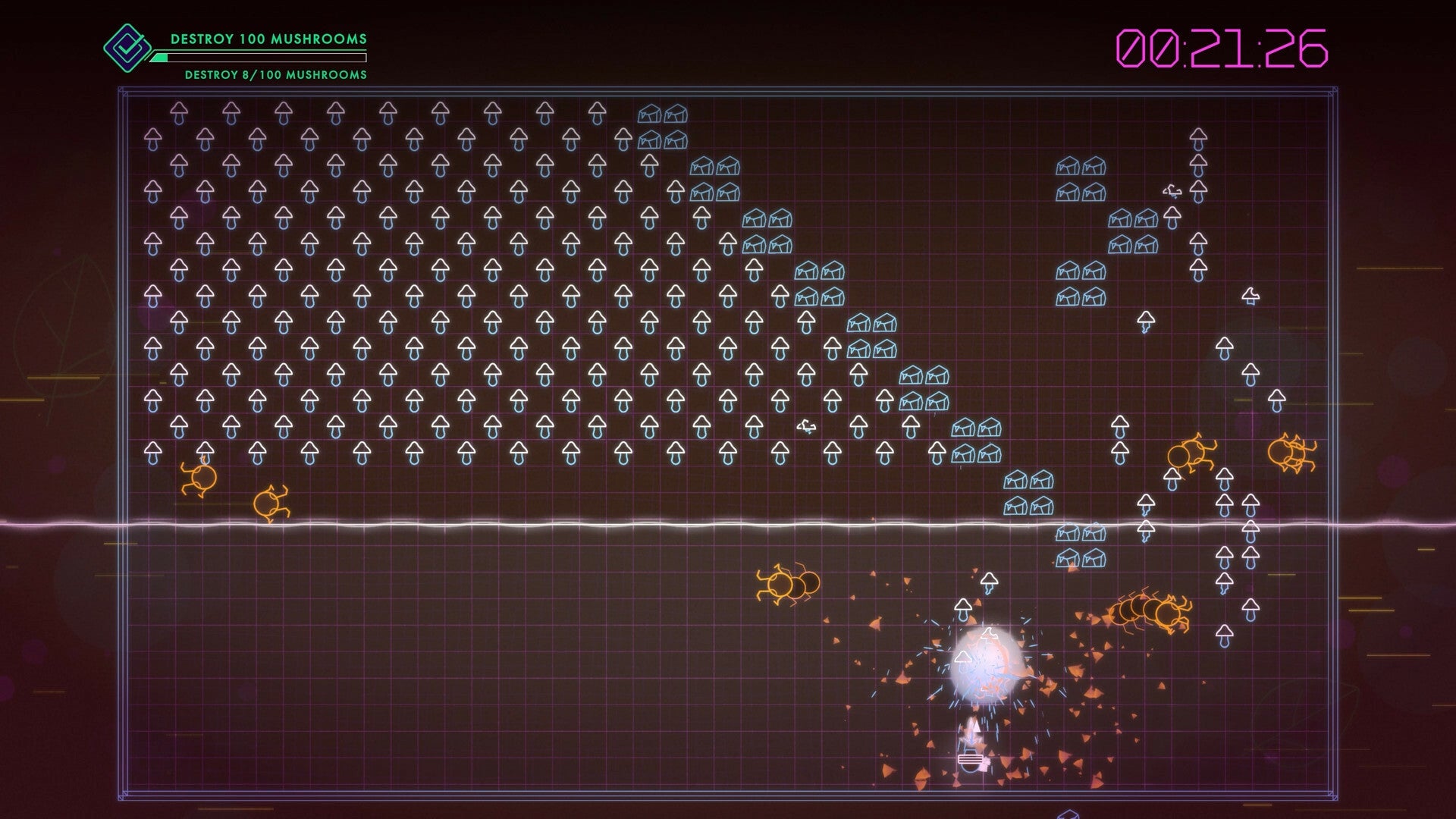 Centipede: Recharged (PC) - Steam Key - GLOBAL