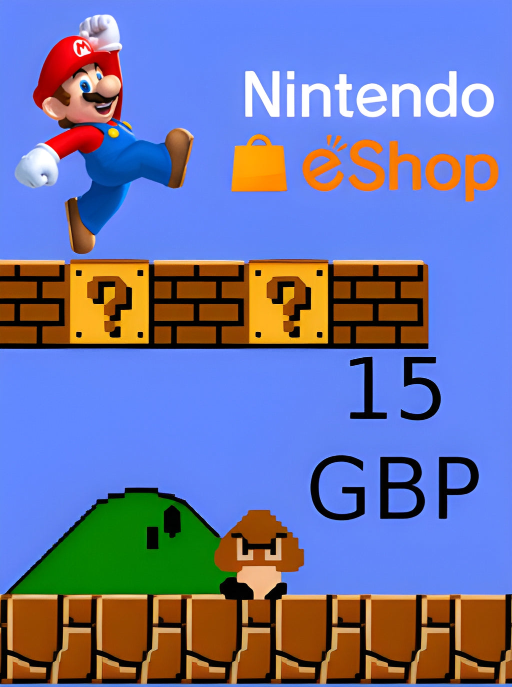 Nintendo eShop Gift Card 15 GBP - Nintendo Key - United Kingdom