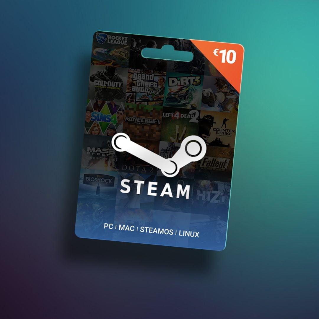 Steam Gift Card 10 EUR - Steam Key - Europe